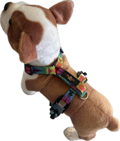 No pull, 3 in 1 Harnesses- MAGNETIC one handed buckle