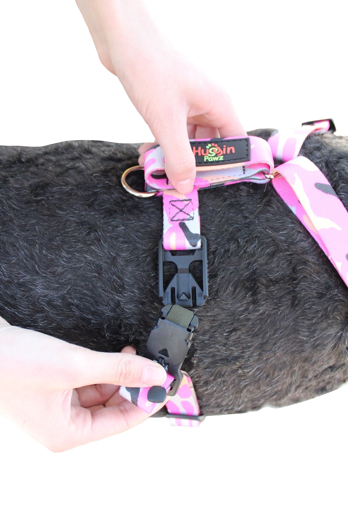 No pull, 3 in 1 Harnesses- Magnetic one handed buckle