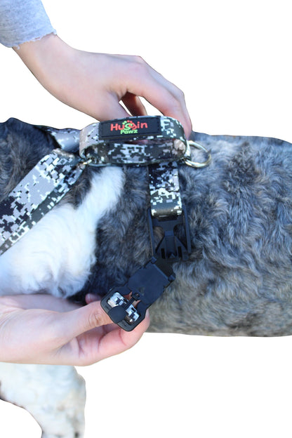 No pull, 3 in 1 Harnesses- MAGNETIC one handed buckle
