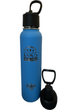 "All I Care About is My Dog and Like 3 People" 32 oz Insulated Water Bottle