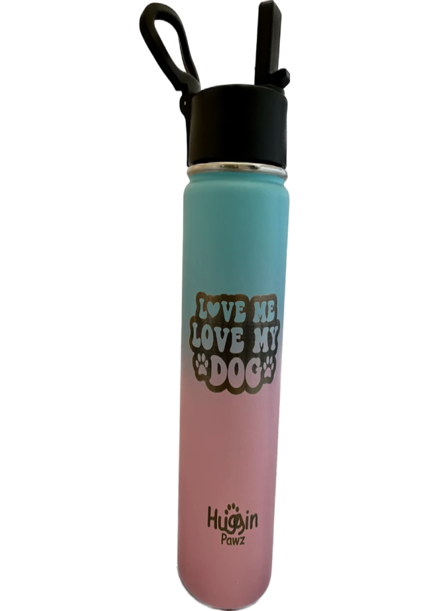 "Love Me Love My Dog" 22 oz Insulated Water Bottle