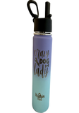 "Crazy Dog Lady" 22 oz Insulated Water Bottle