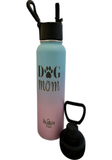 "Dog Mom" 32 oz Insulated Water Bottle